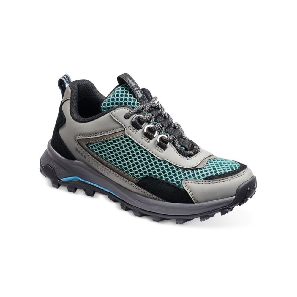BASS OUTDOOR Womens Teal Lightweight Dual Pull-Tabs Hiker Trek Toe Shootie 8 M